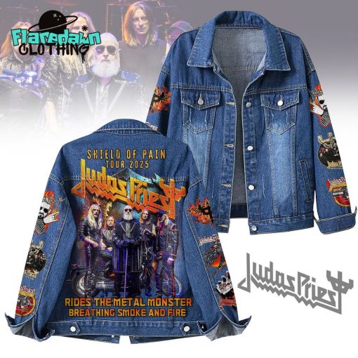 Judas Priest Shield Of Pain Tour 2025 Special Denim Jacket