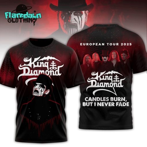 King Diamond Rock Band European Tour 2025 Special Shirt