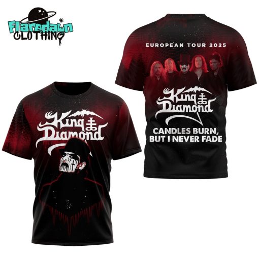 King Diamond Rock Band European Tour 2025 Special Shirt