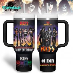 Kiss Band Rock and Roll All Night Party Everyday Stanley Tumbler