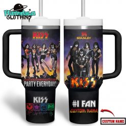 Kiss Band Rock and Roll All Night Party Everyday Stanley Tumbler
