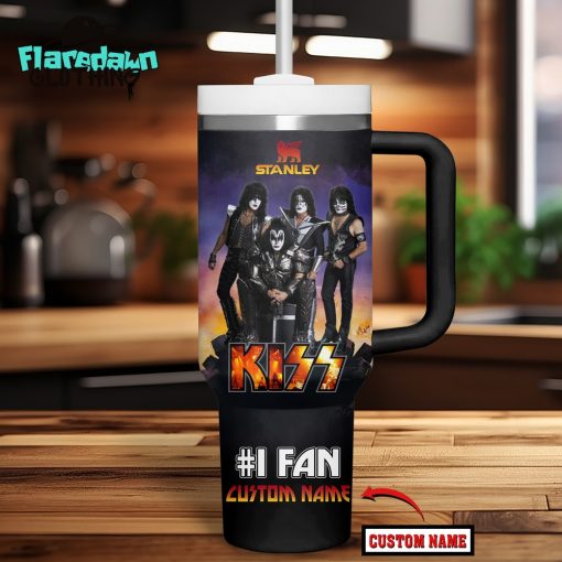 Kiss Band Rock and Roll All Night Party Everyday Stanley Tumbler