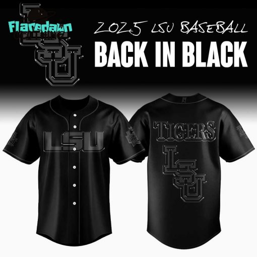 LSU Tigers Back in Black Premium Baseball Jersey