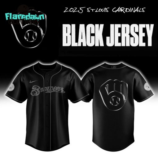 Milwaukee Brewers MLB x Back In Black 2025 Jersey