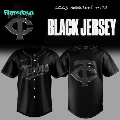 Minnesota Twins MLB x Back In Black 2025 Jersey