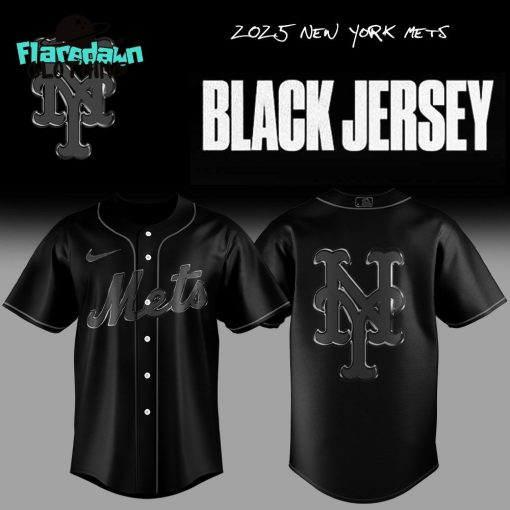 New York Mets MLB x Back In Black 2025 Jersey