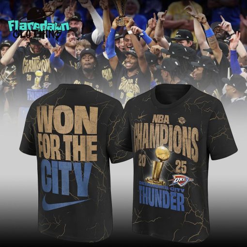 Oklahoma City Thunder NBA Champions Confetti Locker Room Shirt
