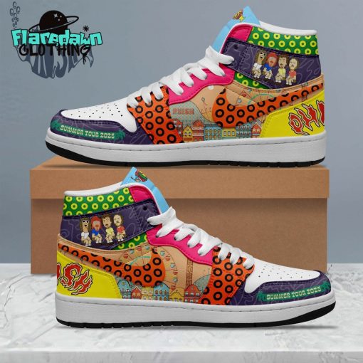 Phish Band Summer Tour 2025 Limited Edition Air Jordan 1 Sneakers