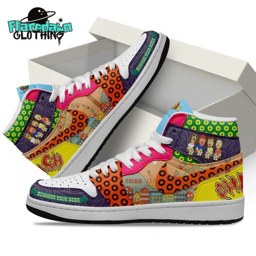 Phish Band Summer Tour 2025 Limited Edition Air Jordan 1 Sneakers
