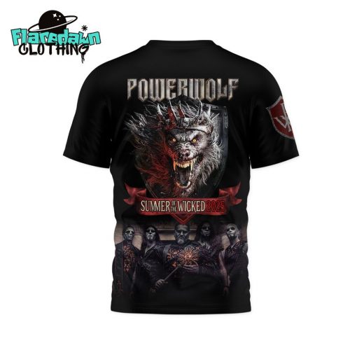 Powerwolf Summer of the Wicked 2025 Special Shirt