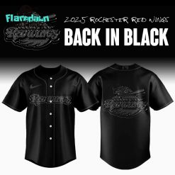 Rochester Red Wings Back in Black Premium Baseball Jersey