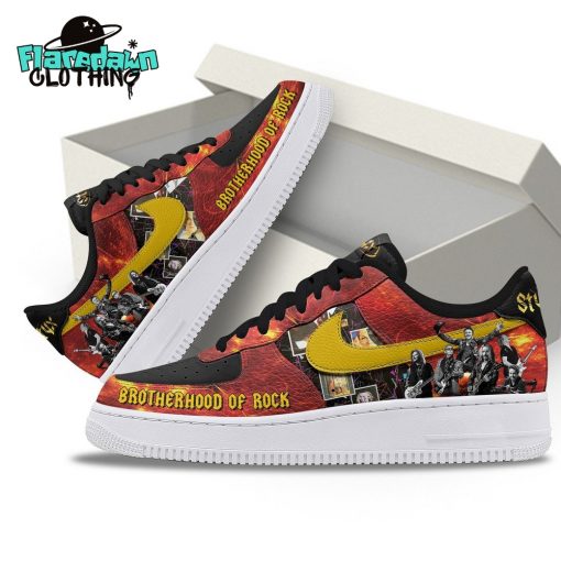 Styx Band Brotherhood of Rock’ Tour 2025 Premium Air Force 1 Sneakers