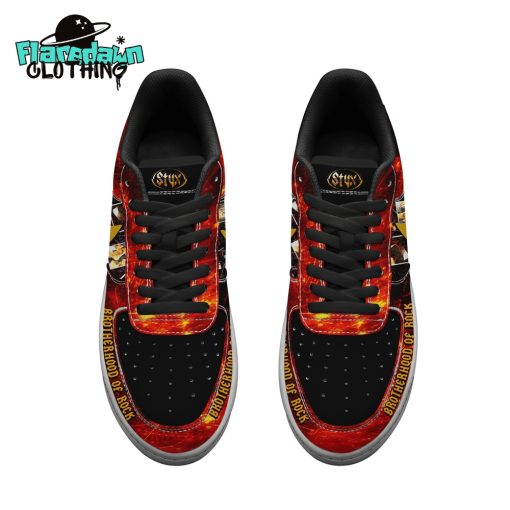 Styx Band Brotherhood of Rock’ Tour 2025 Premium Air Force 1 Sneakers