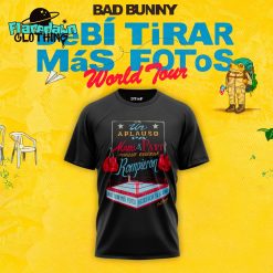 Bad Bunny DtMF World Tour 2025 Black Boxing Tee
