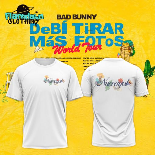 Bad Bunny DtMF World Tour 2025 Nuevayol White Tee
