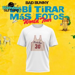 Bad Bunny DtMF World Tour 2025 Puerto Rico Jersey White Tee