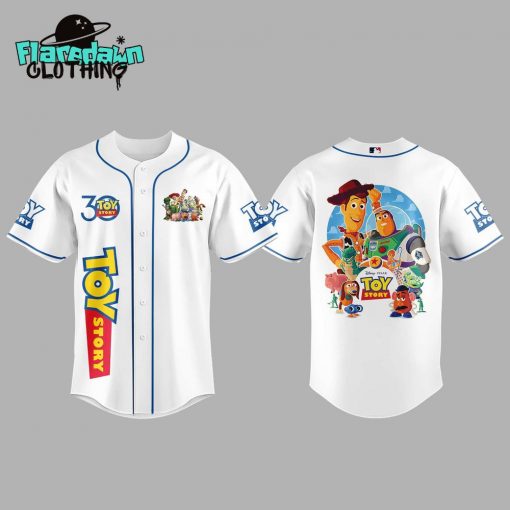 Celebrating 30 Years of Toy Story Special White Baseball Jersey