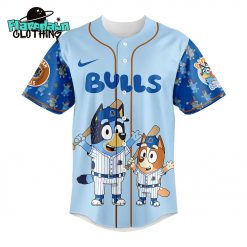 Durham Bulls x Bluey and Bingo 2025 Baseball Jersey