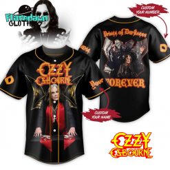 Ozzy Osbourne The Prince Of Darkness Forever Limited Baseball Jersey
