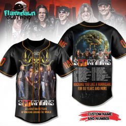 Scorpions Celebrating 60 Years of Rocking Around The World Jersey