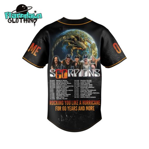 Scorpions Celebrating 60 Years of Rocking Around The World Jersey