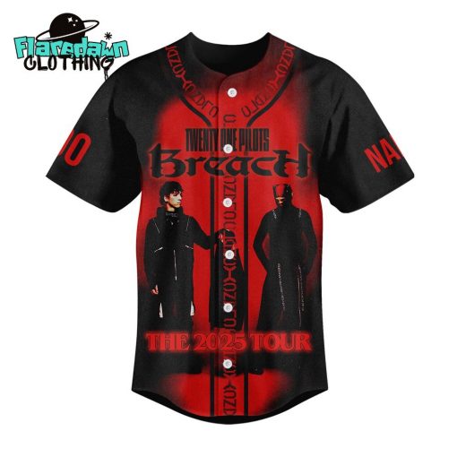Twenty One Pilots The Clancy Tour Breach 2025 Baseball Jersey